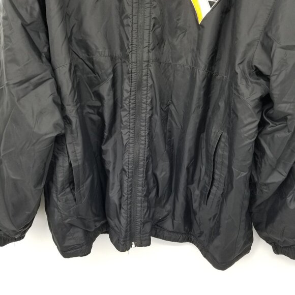 Vintage Pro Player Reversible Black Pittsburgh Penguins Jacket XL 90s Streetwear - Picture 10 of 16